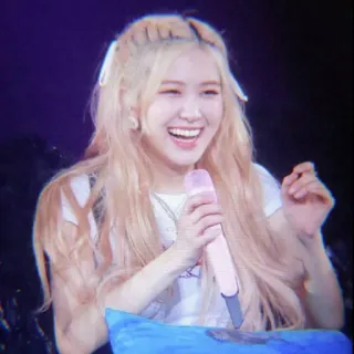 🍥 Rose cantora, kpop, Rose, Blackpink, idol, música, feminino telegram sticker