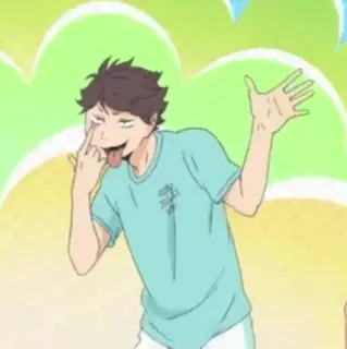 💗 Tooru Oikawa Haikyuu!! Anime, Haikyuu, Oikawa, Tooru Oikawa, Pallavolo telegram sticker
