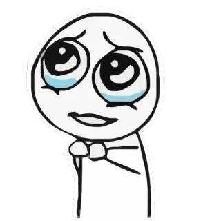 😢 Meme, Triste, Piangere, Supplicare, Implorare, Emozionale telegram sticker