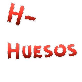 😡 Huesos ossa, scheletro, spagnolo whatsapp sticker