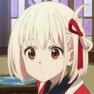 😳 Anime, Mädchen, Charakter, Porträt whatsapp sticker