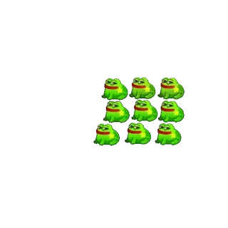 🐸 Frosch, Meme, Internetkultur, süß, grün, Cartoon telegram sticker