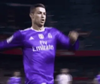 🌟 Cristiano Ronaldo Real Madrid Fly Emirates telegram sticker