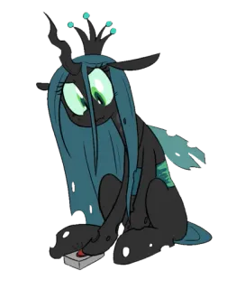 😊 Queen Chrysalis My Little Pony Rainha Chrysalis, My Little Pony, Desenho animado, Bonito, Pônei telegram sticker