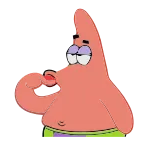 😒 Patrick Star Spongebob Squarepants patrick estrela, spongebob, desenho animado, personagem telegram sticker