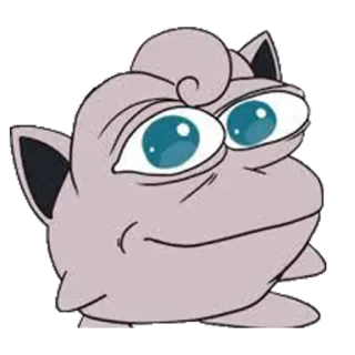 ☺️ Jigglypuff Jigglypuff, Pokemon, Meme, Engraçado, Desenho animado, Sticker telegram sticker