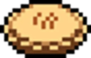 ☺️ tarta, comida, postre, pixel art, juego whatsapp sticker