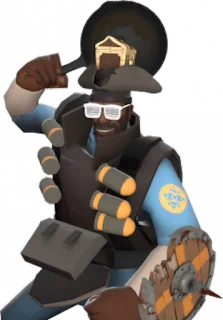 😎 Demoman Team Fortress 2 gra wideo, postać, demoman, team fortress 2, gaming, broń telegram sticker