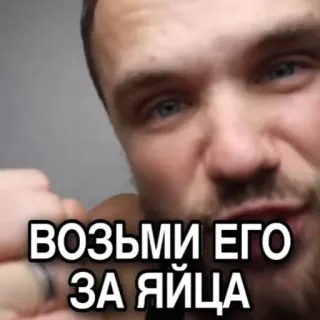 ✊ ВОЗЬМИ ЕГО ЗА ЯЙЦА telegram sticker