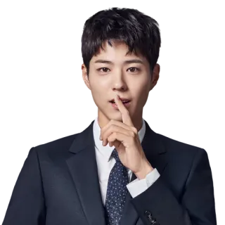 🤐 homme, costume, doigt, geste, silence, bureau telegram sticker