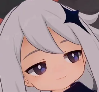 😏 Paimon Genshin Impact อนิเมะ, เก็นชินอิมแพกต์, ไปม่อน, วิดีโอเกม, ตัวละคร, น่ารัก, ยิ้มเยาะ telegram sticker