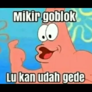 Stiker Patrick telegram stickers