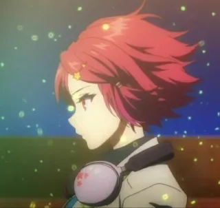 🌸 Anime, Gadis, Karakter, Headphone telegram sticker