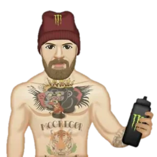 👑 Conor McGregor MCGREGOR Конор МакГрегор, боец, спорт, UFC, MMA, спортсмен whatsapp sticker