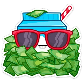Молочко :: @stickroom telegram stickers