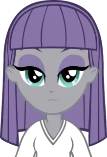 😖 Cartoon, Mädchen, Figur, Animation whatsapp sticker