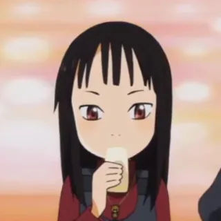 🎹 Chica anime, Dibujo animado, Mujer joven, Animación, Animación japonesa, Personaje whatsapp sticker
