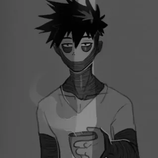 ▪️ Dabi My Hero Academia anime, dabi, my hero academia, villain, character telegram sticker