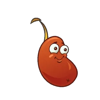 💩 cereza, planta, dibujos animados, lindo, fruta, personaje whatsapp sticker