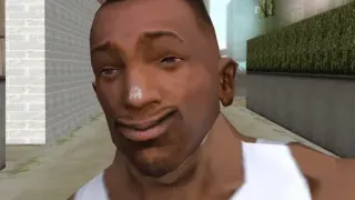 🙂 CJ Grand Theft Auto: San Andreas CJ, Grand Theft Auto, San Andreas, Персонаж видеоигры, Carl Johnson whatsapp sticker