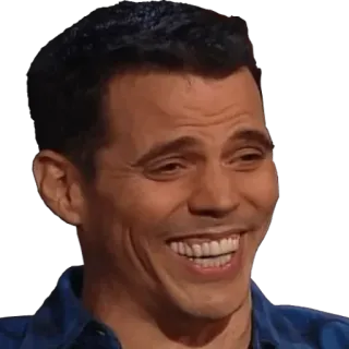 😁 Steve-O 스티브오, 웃음, 미소, 행복한, 인물, 남자 telegram sticker