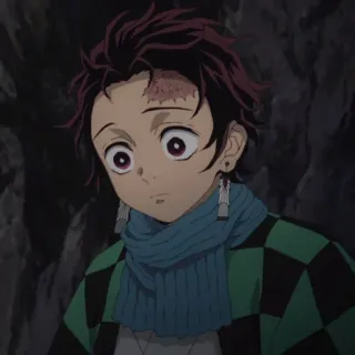 Kamado Tanjiro @JustSomeBullshit telegram stickers