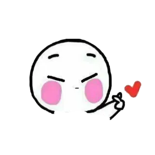 ❤ cartoon, character, heart, love, cute, kawaii telegram sticker