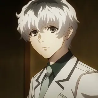 🥀 Haise Sasaki Tokyo Ghoul Anime, Manga, Rambut putih, Ghoul, Karakter, Haise Sasaki, Tokyo Ghoul telegram sticker