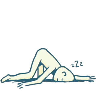 💤 zzz นอน, zzz, เหนื่อย, พักผ่อน, งีบ, หมดแรง telegram sticker