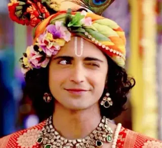 😉 Krishna Hinduism, Indian culture, Religion, Deity, God, Radha Krishna telegram sticker