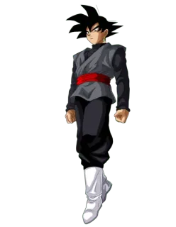 ⚫ Goku Black Dragon Ball Super Anime, Goku, DBZ, Dragon Ball, vilão telegram sticker