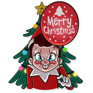 Elf on The Shelf telegram stickers