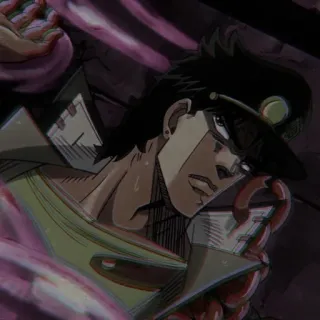 🗡 Jotaro Kujo JoJo's Bizarre Adventure anime, Jotaro, JoJo's Bizarre Adventure, manga, character telegram sticker