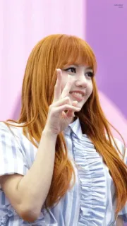 🍁 Lisa kpop, cantante, musica, celebrità, idol, donna telegram sticker