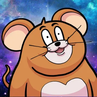 😹 Jerry Tom and Jerry Maus, Cartoon, Figur, Lustig, Animation, Jerry telegram sticker