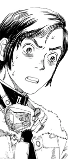😯 Anime, Mangá, Personagem, Ilustração telegram sticker