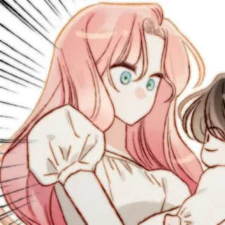 🎀 Cartoon, Mädchen, Pinke Haare, Anime, Manga telegram sticker