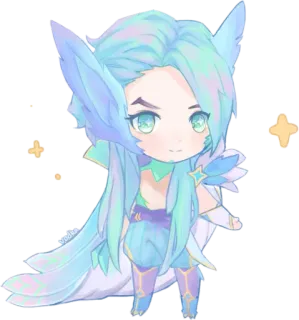 😏 Kayn League of Legends Каин, League of Legends, Видеоигра, Персонаж, Милый, Стикер telegram sticker
