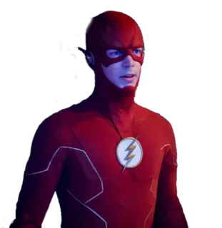 😦 The Flash superhero, speedster, DC Comics, The Flash, comic book character telegram sticker