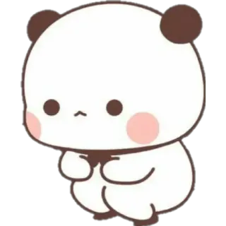 😀 panda, süß, tier, kawaii, aufkleber telegram sticker