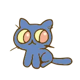 🐱 cat, animal, sticker, cartoon, cute, pet telegram sticker