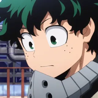 🥦 Izuku Midoriya My Hero Academia anime, manga, My Hero Academia, Izuku Midoriya, Deku, hero telegram sticker