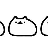 🤪 แมว, น่ารัก, สติกเกอร์, สัตว์, คาวาอิ, หยด telegram sticker