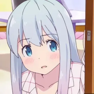🤨 アニメ, 女の子, 漫画, 可愛い, マンガ telegram sticker