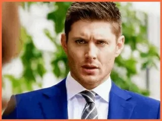 🎈 Dean Winchester Supernatural man, suit, portrait, Dean Winchester, Supernatural telegram sticker