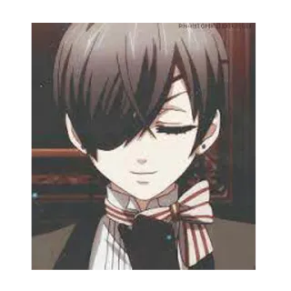 😌 Ciel Phantomhive Black Butler Anime, Manga, Ciel Phantomhive, Black Butler, Charakter telegram sticker