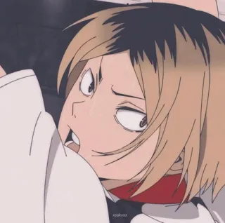 😐 Kozume Kenma Haikyuu!! Anime, Haikyuu, Kenma, Kozume Kenma, Volleyball, Nekomata, Karasuno telegram sticker