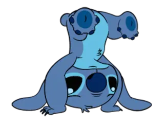 😗 Stitch Стич, Мультфильм, Персонаж, Инопланетянин whatsapp sticker