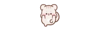 🦋 sticker, cartoon, animal, mouse, offensive gesture telegram sticker