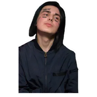 🙄 man, person, portrait, long hair, eyes, casual whatsapp sticker